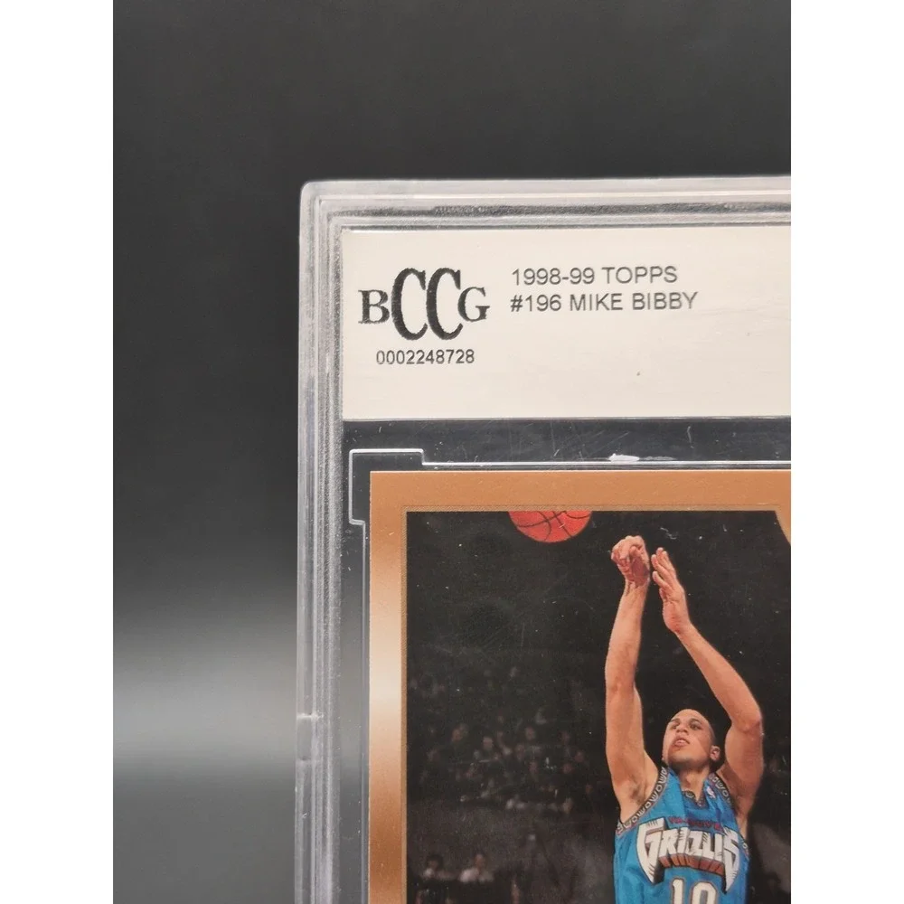 1998-99 Topps Mike Bibby #196 Rookie (RC) BCCG 9 Vancouver Grizzlies